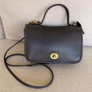 Unbranded Black Leather Crossbody